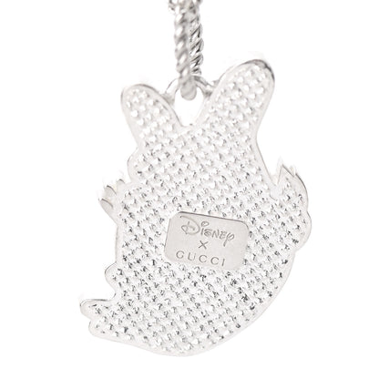 Gucci X DISNEY Sterling Silver Enamel Daisy Duck Pendant Necklace 4 of 6