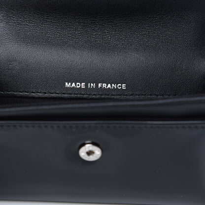 Chanel Patent CC Card Holder Black White 7 of 8