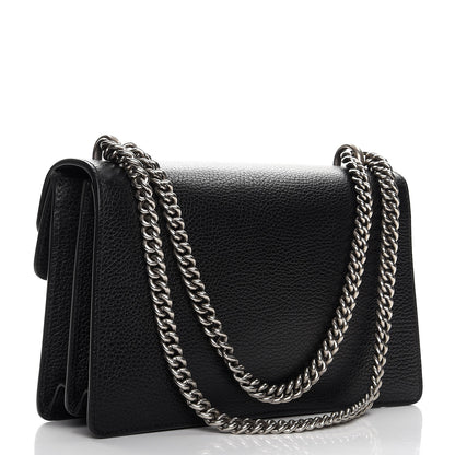 Gucci Pebbled Calfskin Small Dionysus Shoulder Bag Black 3 of 7