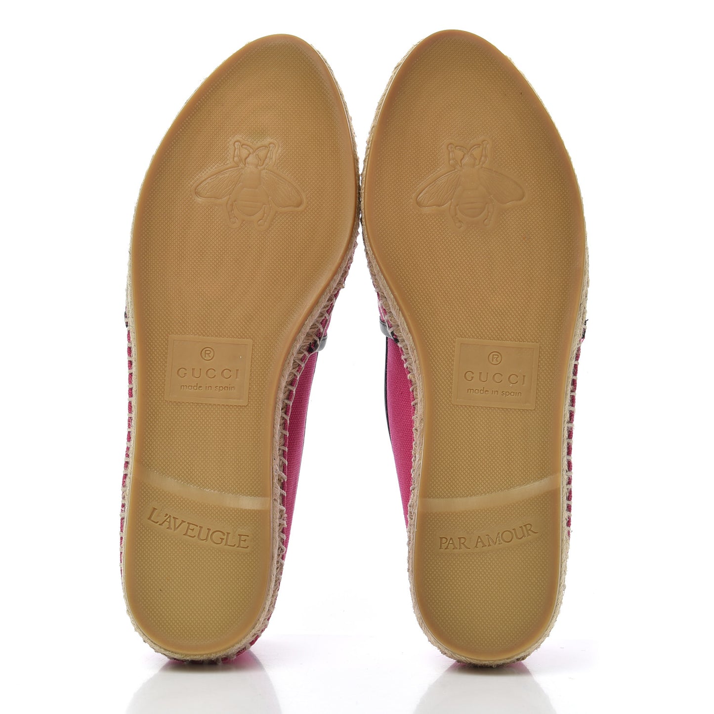 Canvas Logo Espadrilles 37.5 Cyclamen Rose Black