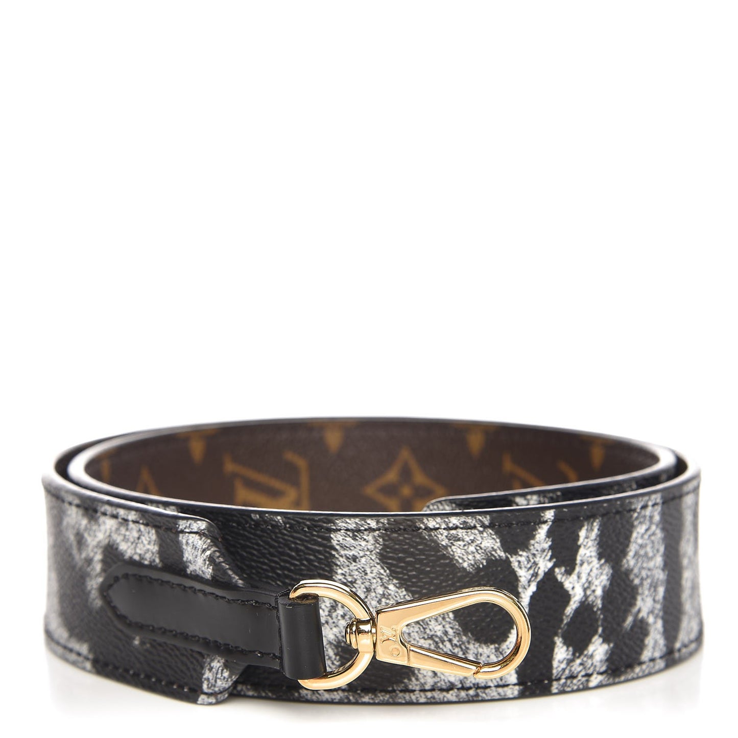 Monogram Animal Bandouliere Shoulder Strap Grey