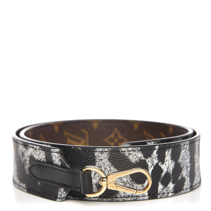 Louis Vuitton Monogram Animal Bandouliere Shoulder Strap Grey 1 of 4
