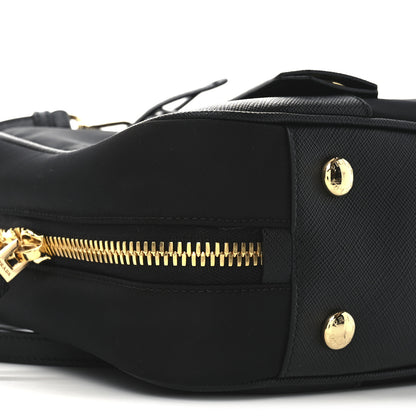 Prada Re-Nylon Saffiano Medium Re-Edition 1978 Two Handle Bag Black 8 of 9