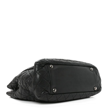 Chanel Caviar Quilted Small Shopping Tote Black 4 of 11