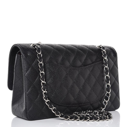 Chanel Caviar Quilted Medium Double Flap Black 3 of 8