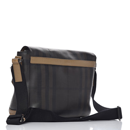Burberry Smoked Check Grifford Messenger Bag Brown 3 of 18