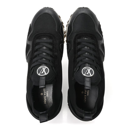 Louis Vuitton Calfskin Run Away Sneakers 38.5 Black 2 of 9