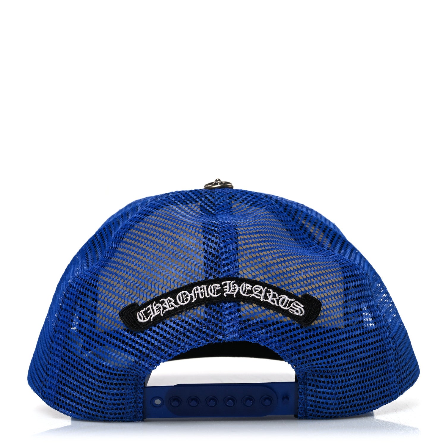 Chrome Hearts Cotton Mesh Hollywood Cross King Taco Trucker Hat Blue White 6 of 8