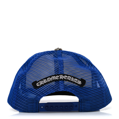 Chrome Hearts Cotton Mesh Hollywood Cross King Taco Trucker Hat Blue White 6 of 8