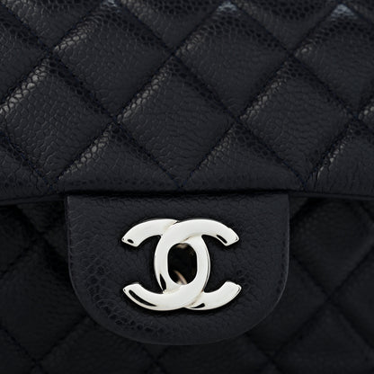Chanel Caviar Quilted Mini Rectangular Flap Navy 12 of 13