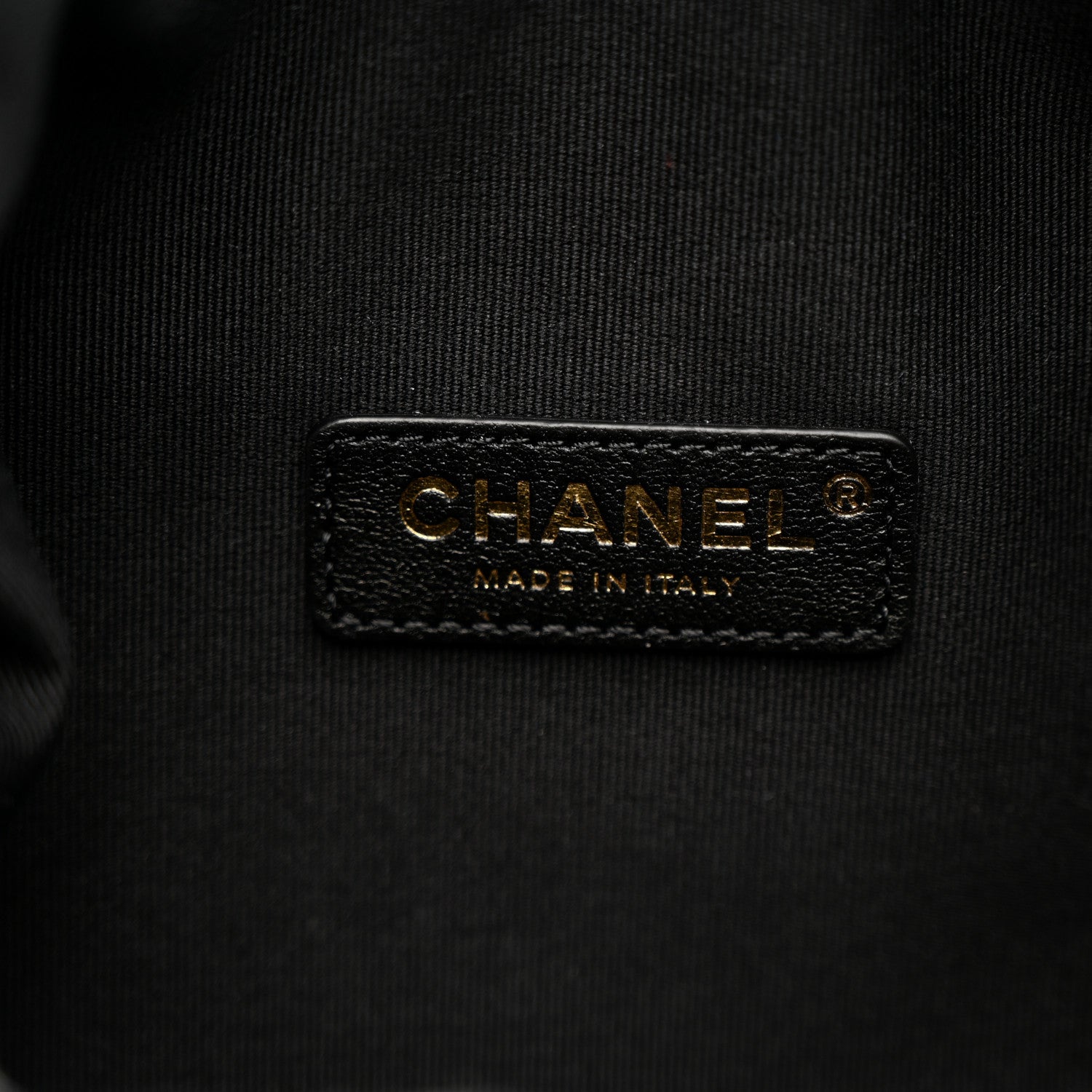 Chanel Shiny Crumpled Lambskin Quilted Medium Preppy Pocket Camera Case Black 7 of 10