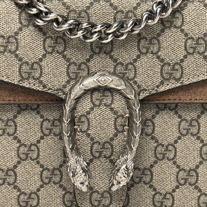 Gucci GG Supreme Monogram Mini Dionysus Shoulder Bag Taupe 8 of 12