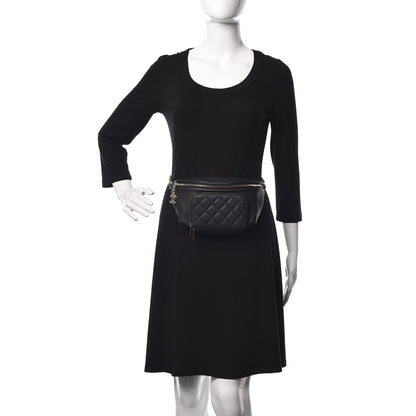 Chanel Caviar Quilted Business Affinity Waist Belt Bag Black 2 of 10