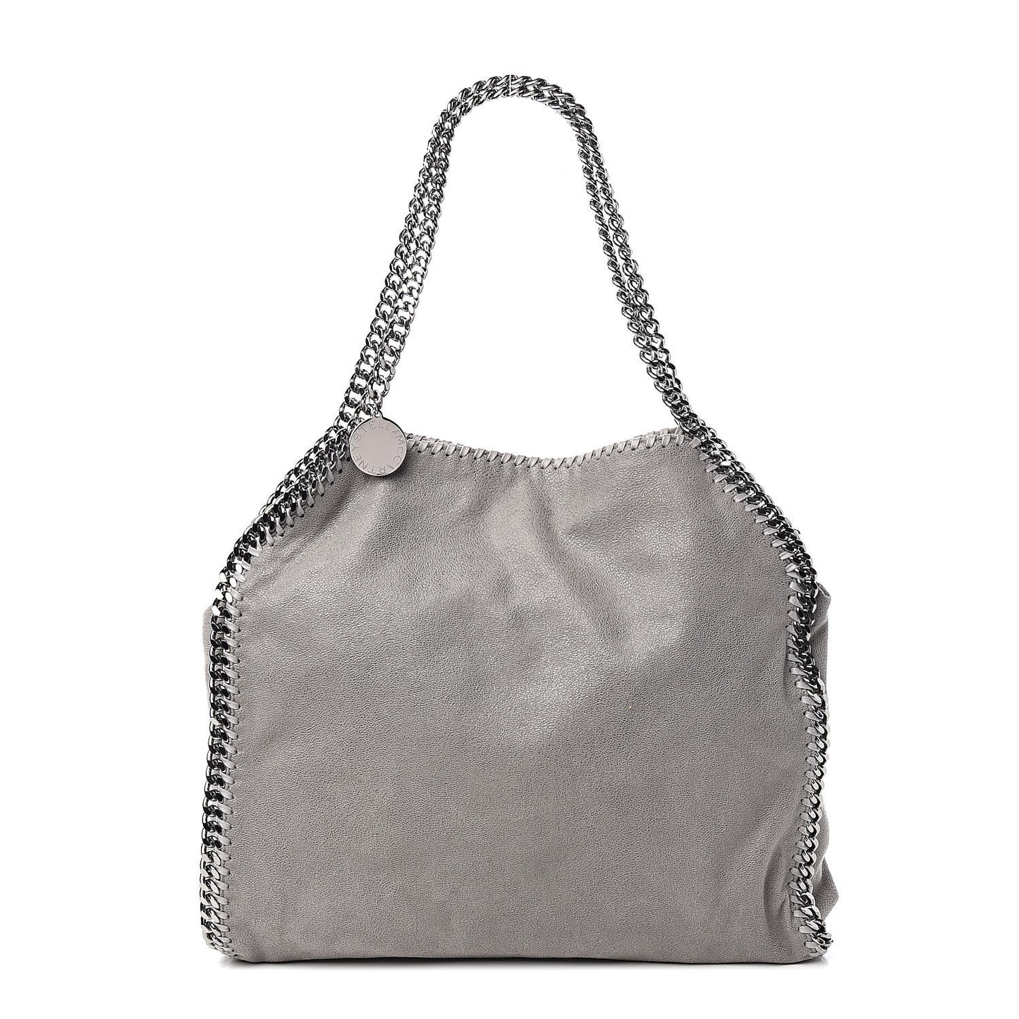 Shaggy Deer Small Falabella Tote Light Grey