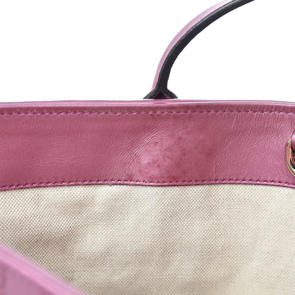 Gucci Metallic Soft Guccissima Large Heart Bit Charm Top Handle Tote Fresia Rose 14 of 16