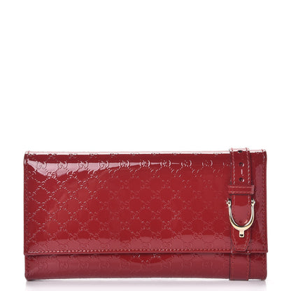 Gucci Patent Microguccissima Nice Wallet Rose Bed 1 of 9