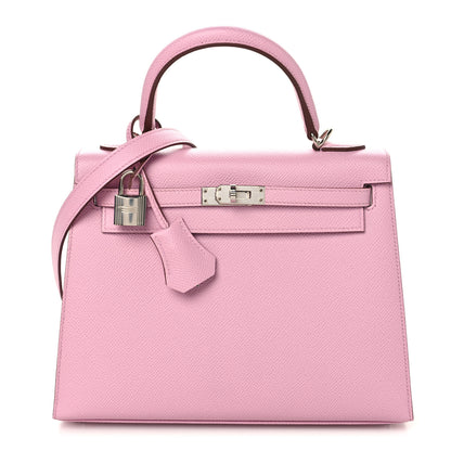 Hermes Epsom Kelly Sellier 25 Mauve Sylvestre 1 of 11