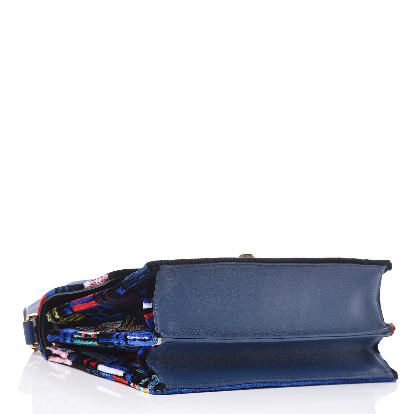 Velvet Vitello Dolce Fun Fair Kan I Shoulder Bag Blue Multicolor