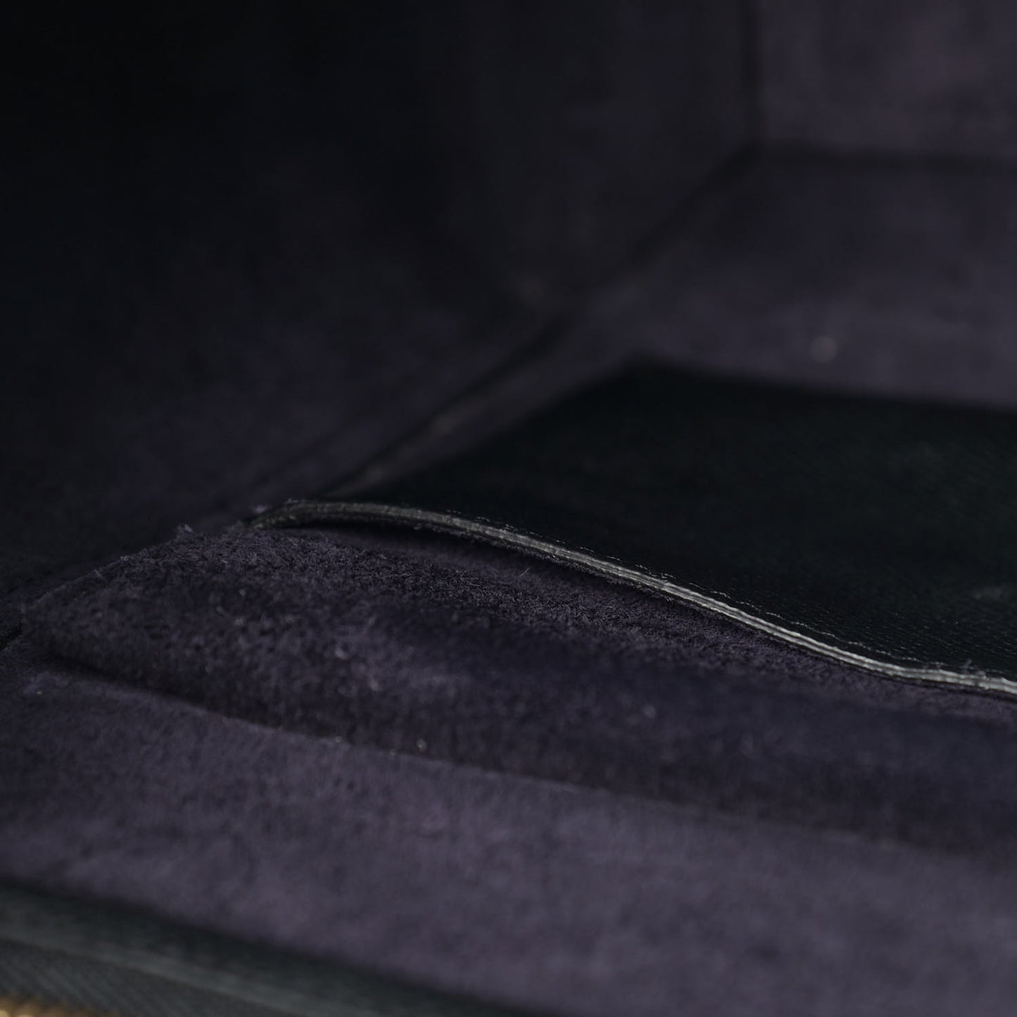 Grained Calfskin Micro Belt Bag Black