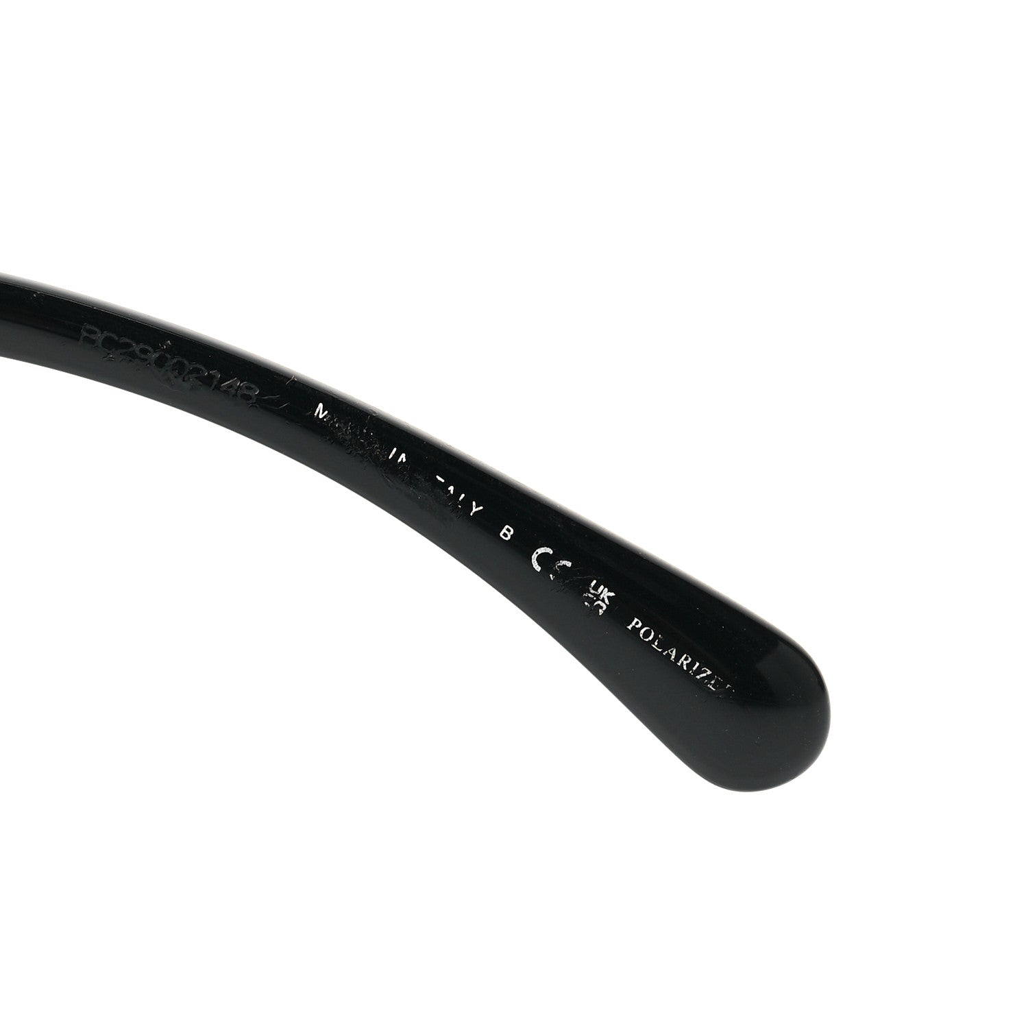 Chanel Acetate Strass Polarized Square Sunglasses 5422-B-A Black 6 of 7