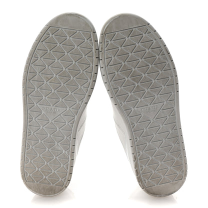Prada Vitello Rois Triangle Womens Downtown Platform Low Top Sneakers 35.5 White 7 of 10
