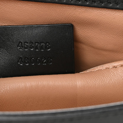 Gucci Nappa Pearl Studded Mini Queen Margaret Broadway Shoulder Bag Black 7 of 17