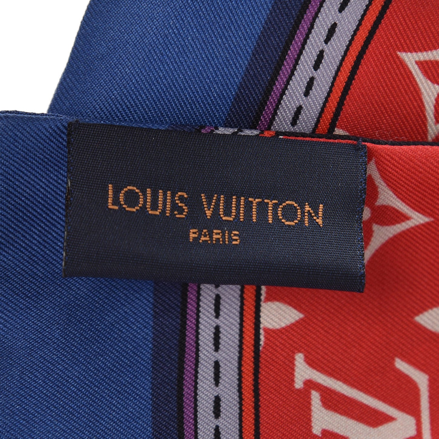 Silk Monogram Superstition Bandeau Black