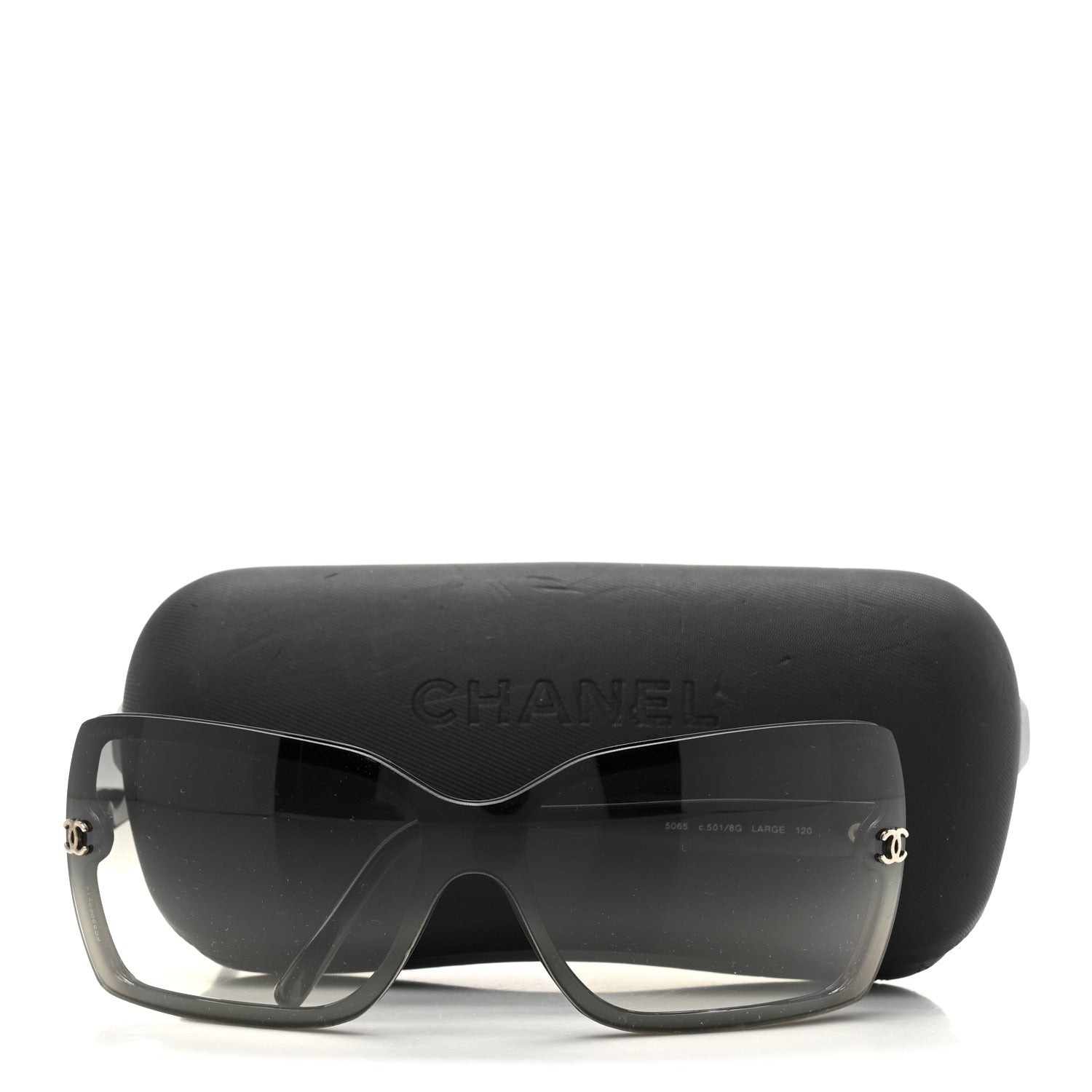 Chanel Acetate CC Logo Sunglasses 5065 Black 7 of 7