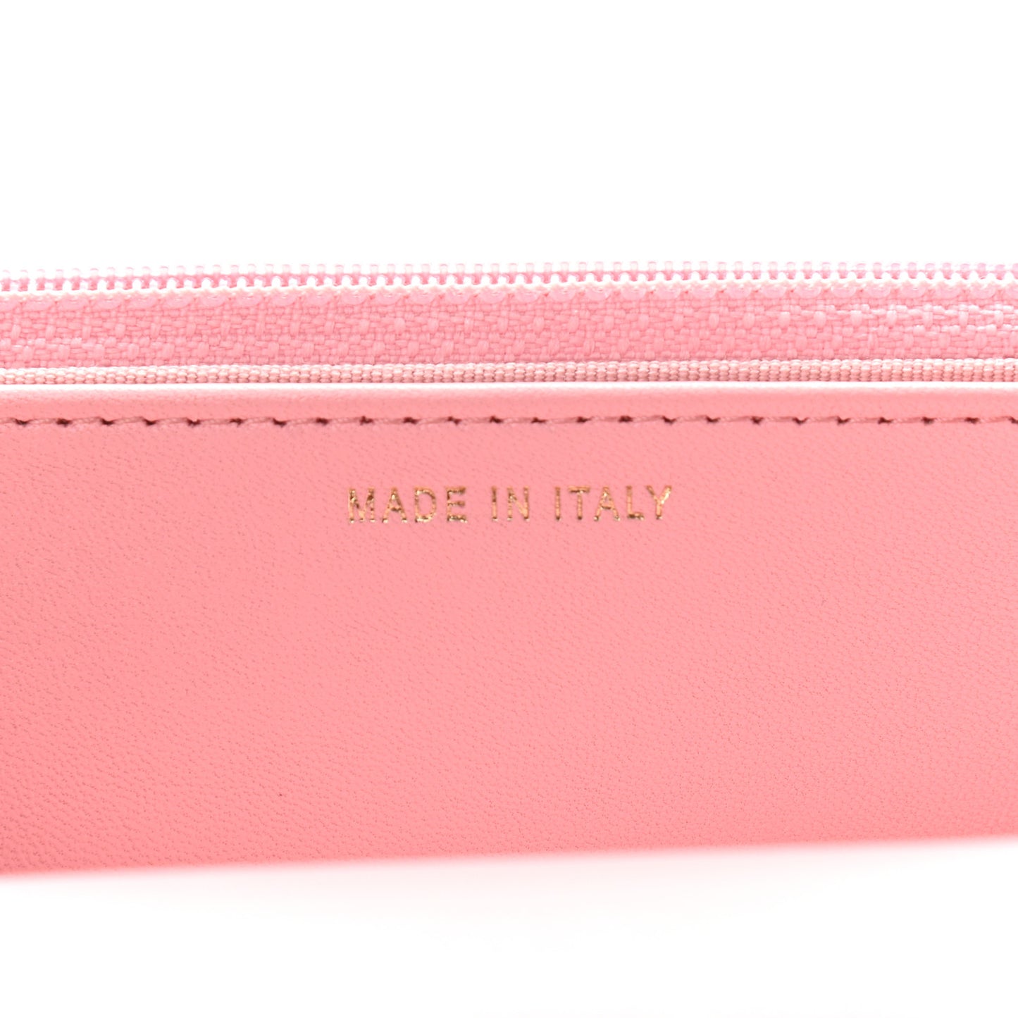 Lambskin Quilted Trendy CC Wallet On Chain WOC Pink