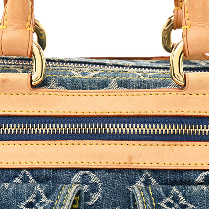 Louis Vuitton Monogram Denim Neo Speedy Blue 7 of 13