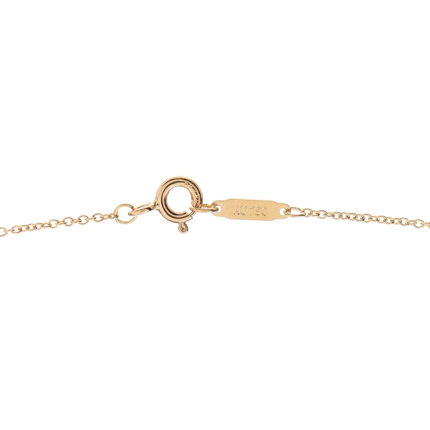 18K Yellow Gold Diamond Atlas Pierced Pendant Necklace