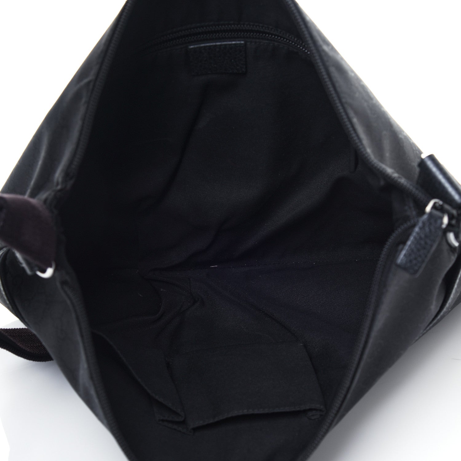 Gucci Nylon Monogram Messenger Bag Black 7 of 23