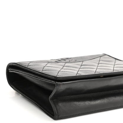 Chanel Lambskin Quilted CC Small Single Flap Black 10 of 11