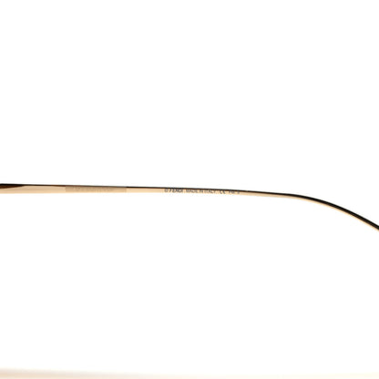 Fendi Metal Aviator Sunglasses FF 0405/S Sunglasses Brown Gold 5 of 7