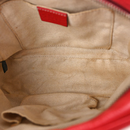 Gucci Pebbled Calfskin Small Soho Disco Bag Tabasco Red 5 of 12