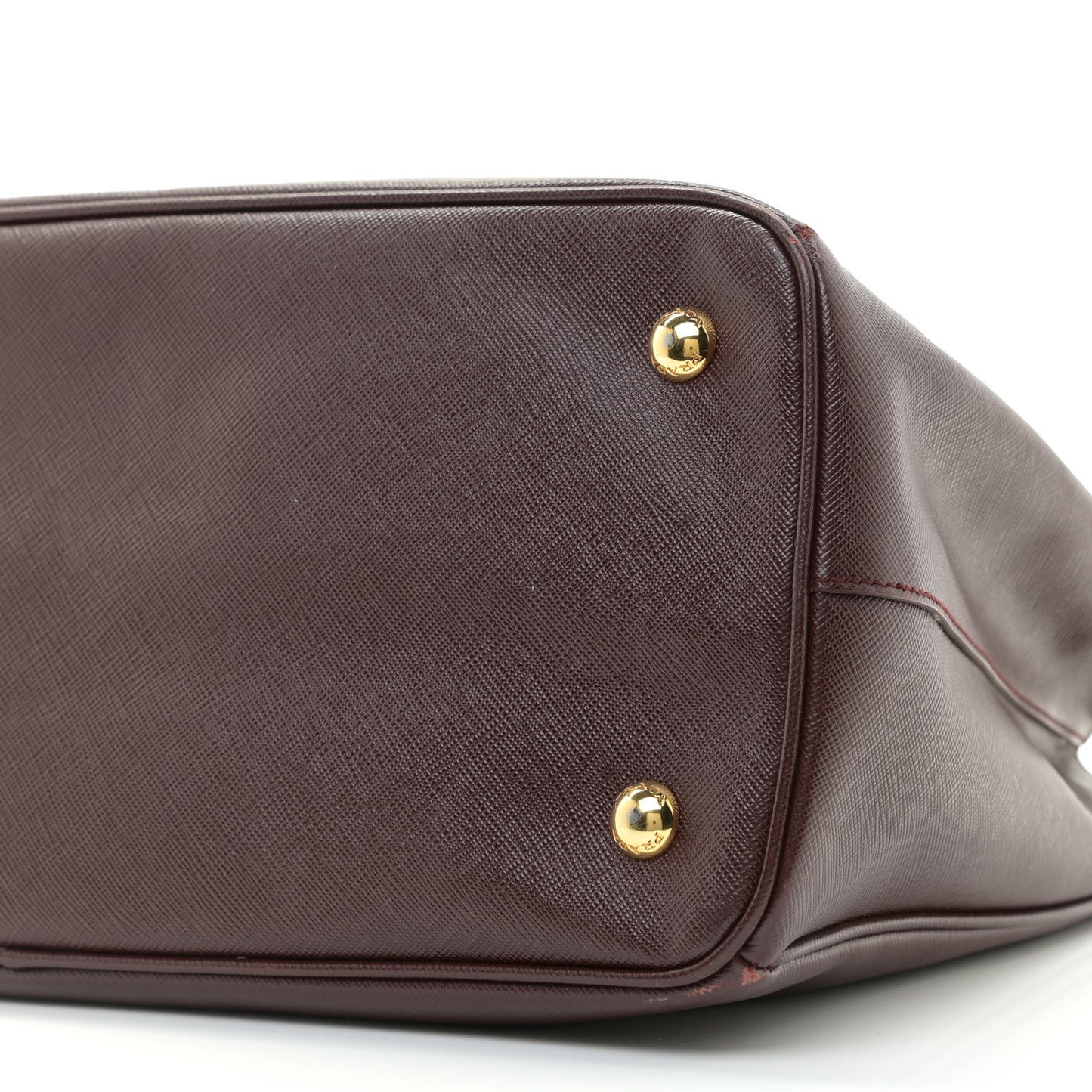 Saffiano Lux Medium Tote Bordeaux