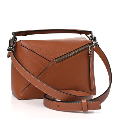 Loewe Calfskin Small Puzzle Edge Bag Tan 3 of 10