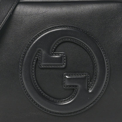 Gucci Sakai Be Green Calfskin Diagonal Stitched Small Blondie Shoulder Bag Black 24 of 28