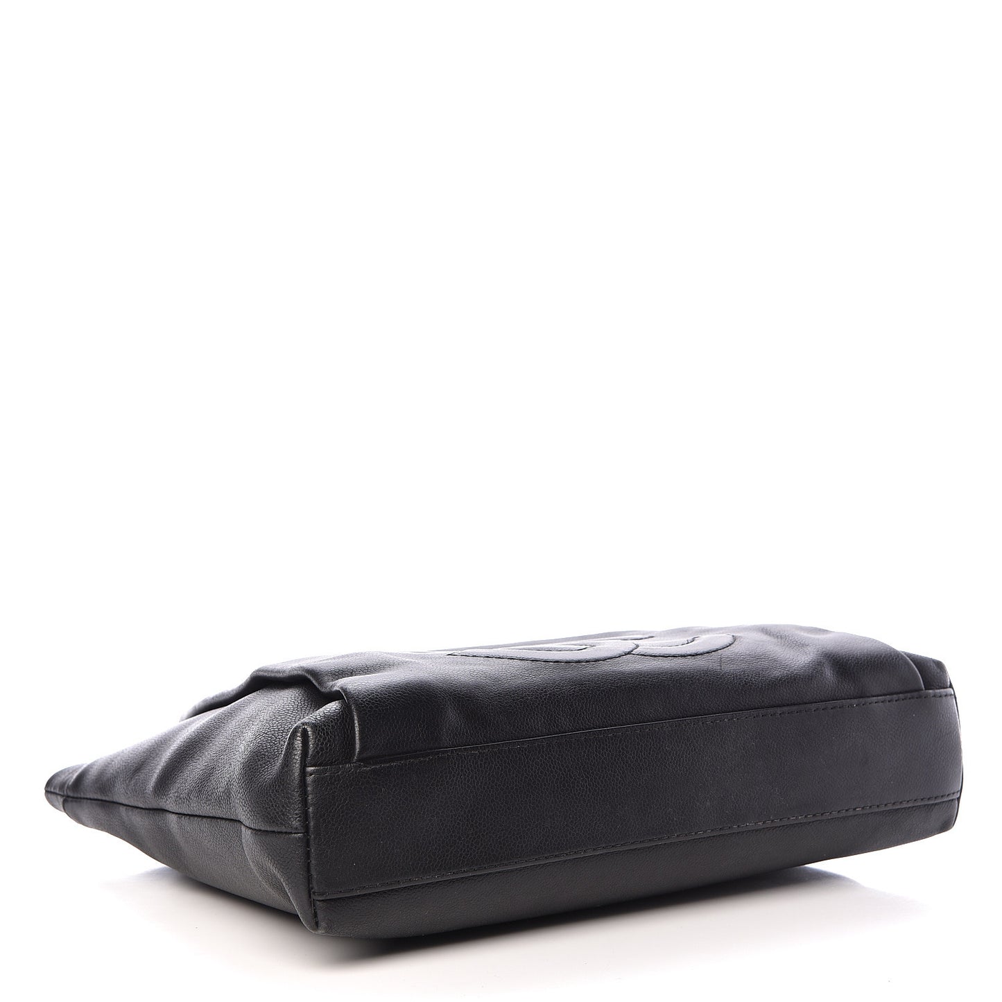 Caviar Large CC Tuck Tote Black