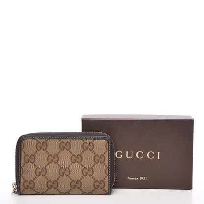 Gucci Monogram Zip Around Card Case Brown 11 of 11