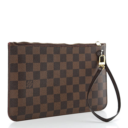 Louis Vuitton Damier Ebene Neverfull MM GM Pochette 3 of 11