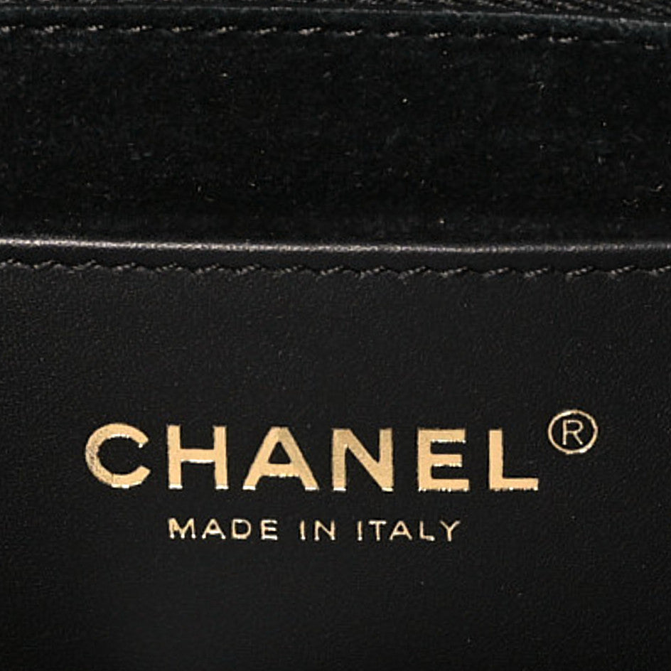 Chanel Shiny Caviar Stitched Softly Quilted Tote Black 6 of 11