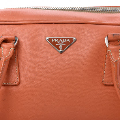 Prada Saffiano Bauletto Papaya 10 of 19
