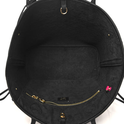 Louis Vuitton Empreinte Spring In The City Neverfull MM Black White Pink 4 of 8