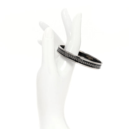 Hermes Enamel Printed Narrow Quadridge Bracelet 65 Art Moderne 2 of 5