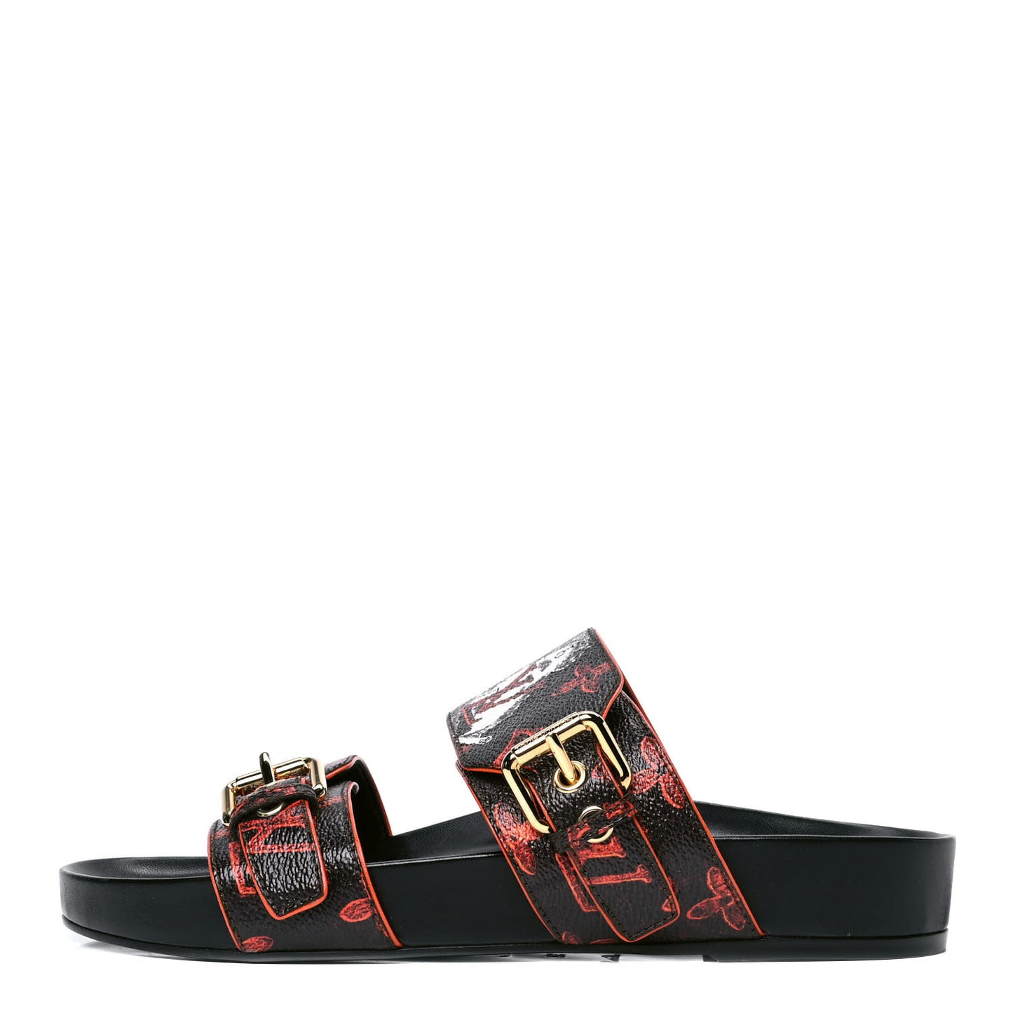 Catogram Bom Dia Flat Mule 38 Black Marron