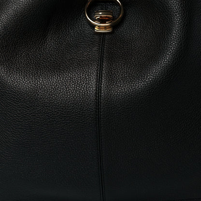 Salvatore Ferragamo Calfskin Margot Hobo Black 7 of 9
