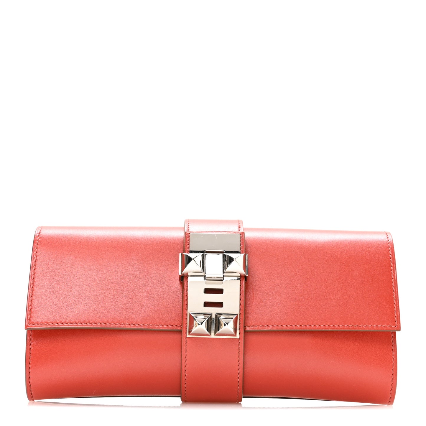 Tadelakt Medor Clutch 23 Sanguine