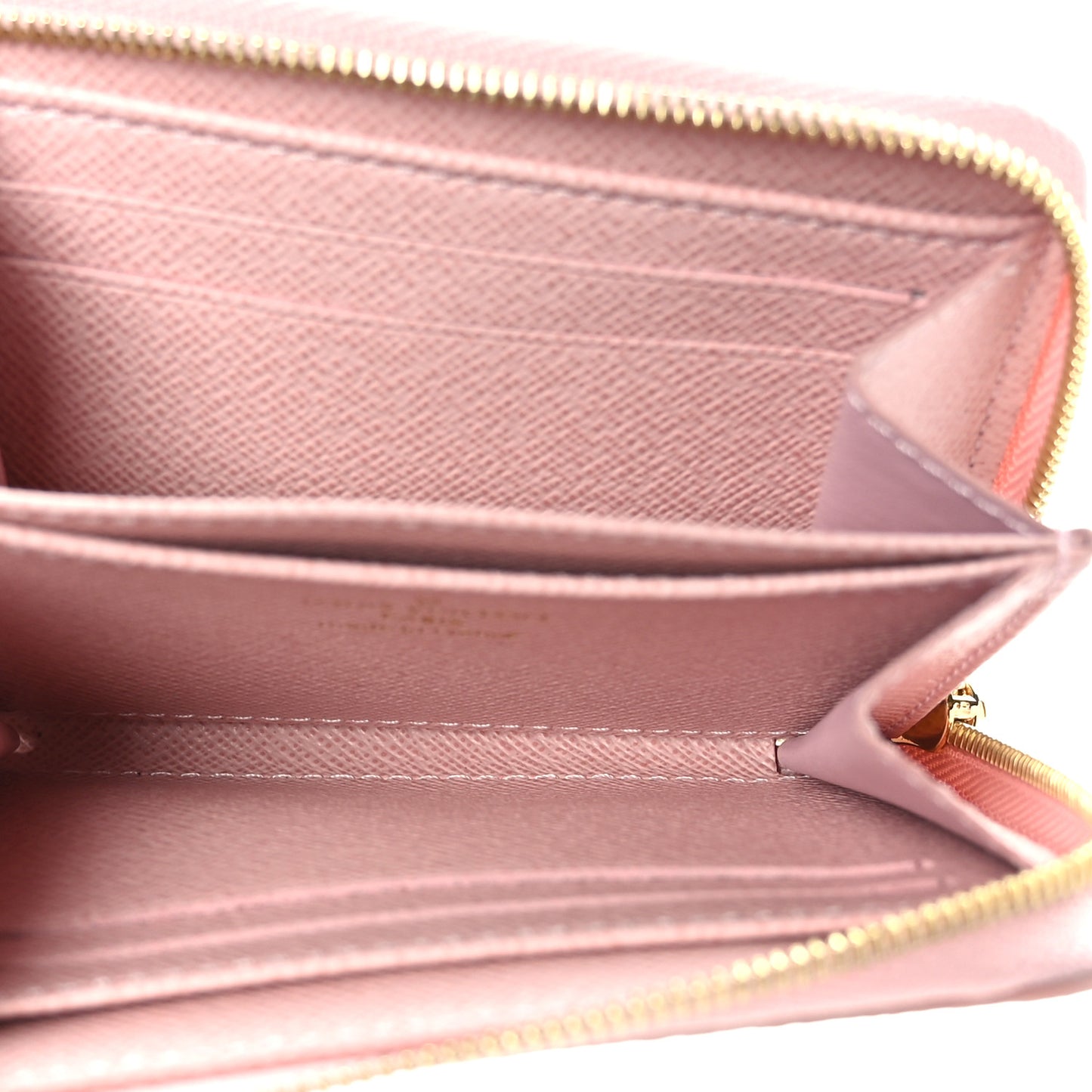 Damier Azur Zippy Coin Purse Rose Ballerine