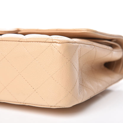 Chanel Caviar Quilted Medium Double Flap Beige Clair 6 of 12